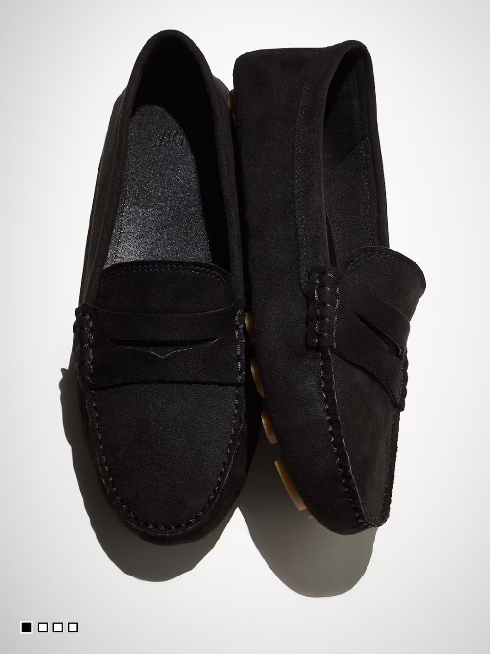 H&M women’s napped driving loafers